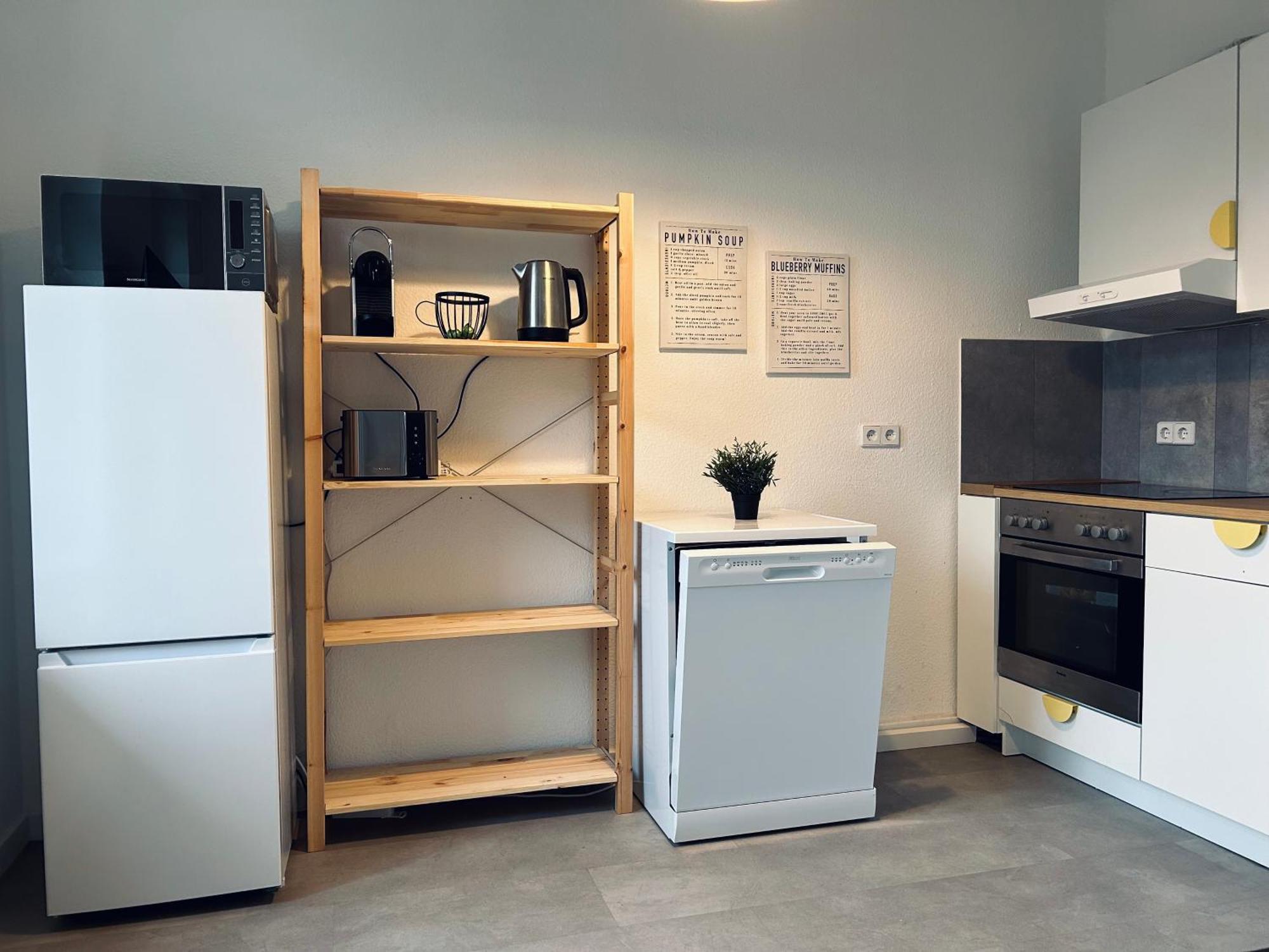 2 Schlafzimmer-Balkon-Kueche-Parkplatz-Designerbad ไลป์ซิก ภายนอก รูปภาพ